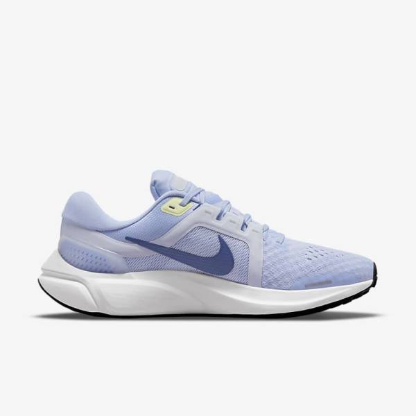 Buty do Biegania Damskie Nike Air Zoom Vomero 16 Szosowe Głęboka Niebieskie Szare Białe Granatowe | NK317WCE