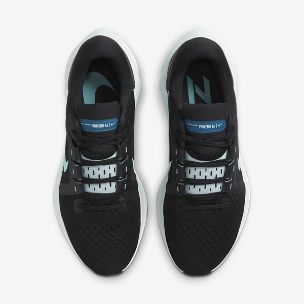 Buty do Biegania Damskie Nike Air Zoom Vomero 16 Szosowe Czarne Głęboka Turkusowe Zielone | NK792KND