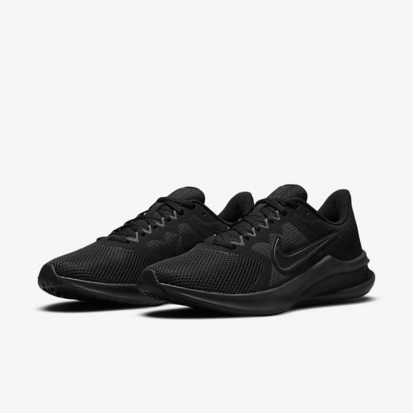 Buty do Biegania Damskie Nike Downshifter 11 Szosowe Czarne Szare Ciemny Szare | NK374LGO