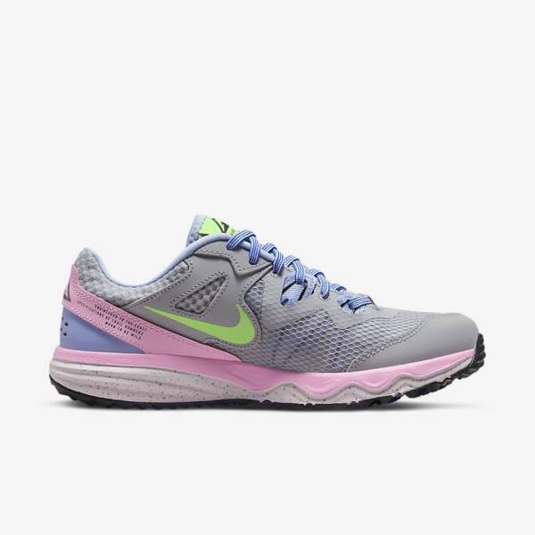 Buty do Biegania Damskie Nike Juniper Trailowe Trailowe Szare Głęboka Niebieskie Różowe Zielone | NK029IZD