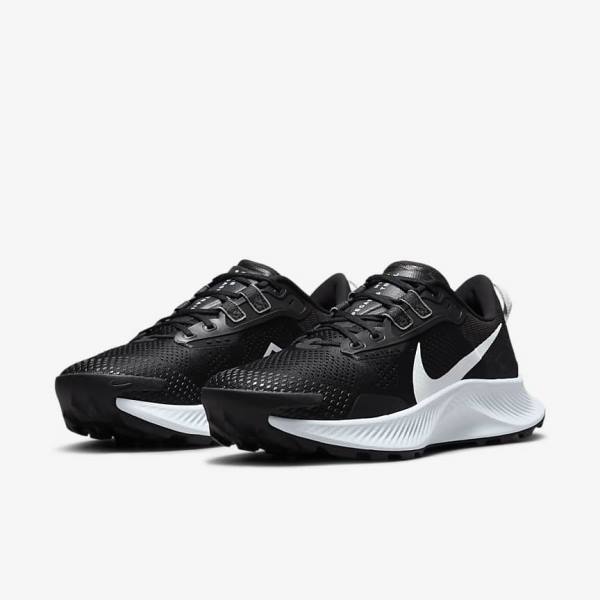 Buty do Biegania Damskie Nike Pegasus Trailowe 3 Trailowe Czarne Ciemny Szare Platyna | NK196HKA