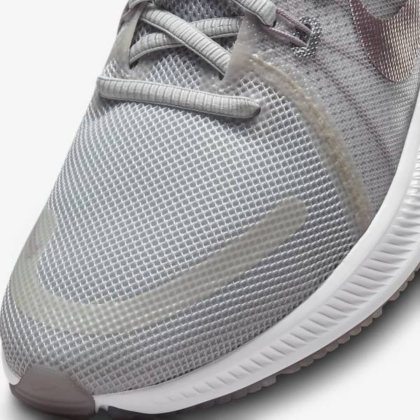 Buty do Biegania Damskie Nike Quest 4 Premium Szosowe Czarne Różowe Ciemny Szare Białe | NK371BKZ