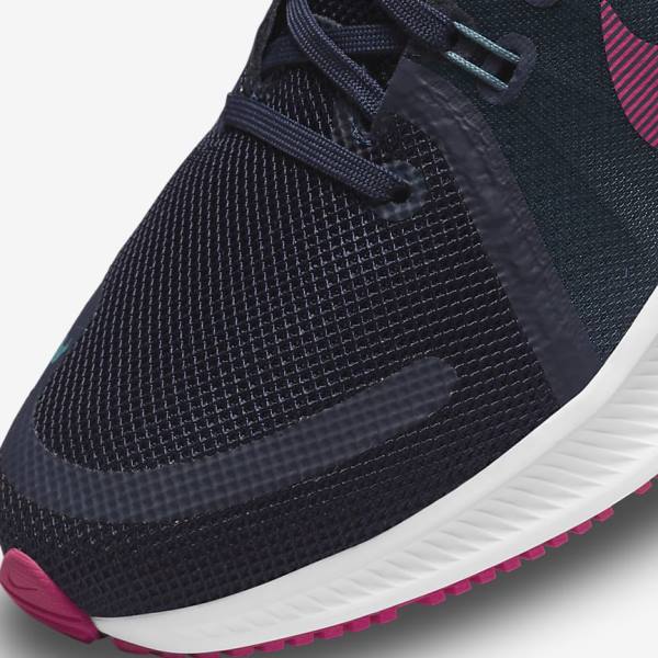 Buty do Biegania Damskie Nike Quest 4 Szosowe Niebieskie Szare Zielone Białe Różowe | NK381ZDH