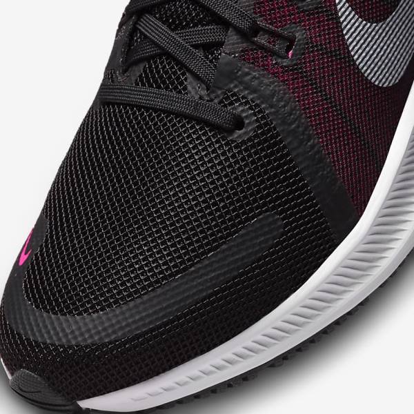 Buty do Biegania Damskie Nike Quest 4 Szosowe Czarne Ciemny Szare Białe | NK823BEP