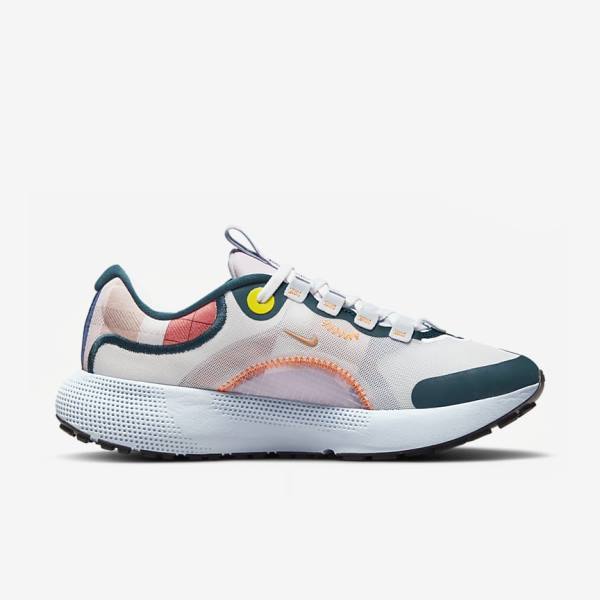 Buty do Biegania Damskie Nike React Escape Run Szosowe Białe Niebieskie Czarne Różowe | NK037NJC