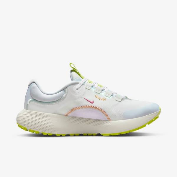 Buty do Biegania Damskie Nike React Escape Run Szosowe Białe Zielone Kolorowe | NK578EPW