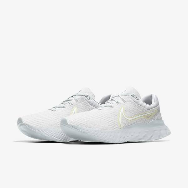 Buty do Biegania Damskie Nike React Infinity Run 3 By You Custom Szosowe Białe | NK918THP