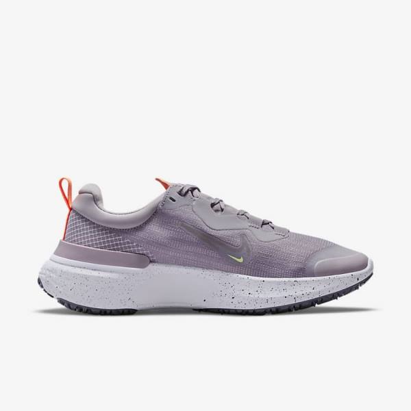 Buty do Biegania Damskie Nike React Miler 2 Shield Weatherised Szosowe Szare Pomarańczowe Fioletowe | NK925HMZ