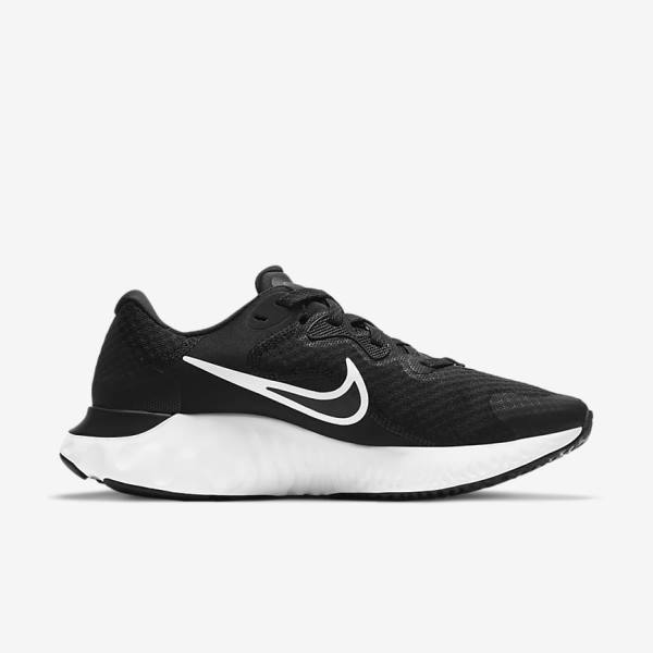 Buty do Biegania Damskie Nike Renew Run 2 Szosowe Czarne Ciemny Szare Białe | NK168IEH