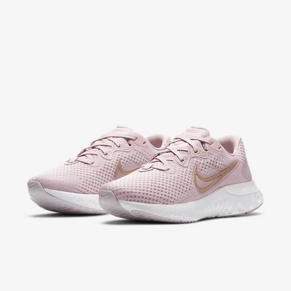 Buty do Biegania Damskie Nike Renew Run 2 Szosowe Głęboka Fioletowe Białe Metal Czerwone Brązowe | NK862MRZ