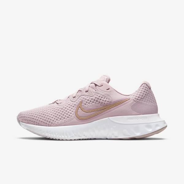 Buty do Biegania Damskie Nike Renew Run 2 Szosowe Głęboka Fioletowe Białe Metal Czerwone Brązowe | NK862MRZ