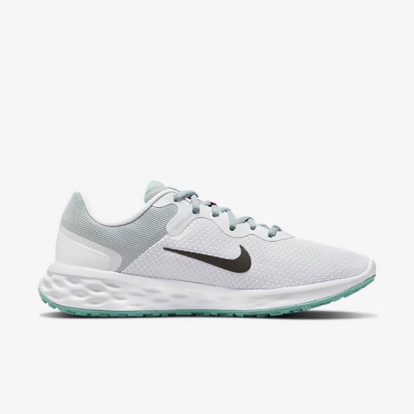 Buty do Biegania Damskie Nike Revolution 6 Next Nature Szosowe Oliwkowe Różowe Szare | NK165SBY