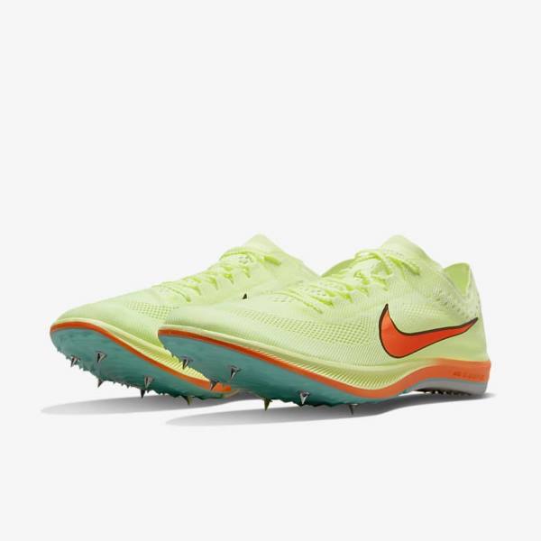 Buty do Biegania Damskie Nike ZoomX Dragonfly Athletics Distance Spikes Turkusowe Czarne Pomarańczowe | NK892NSL