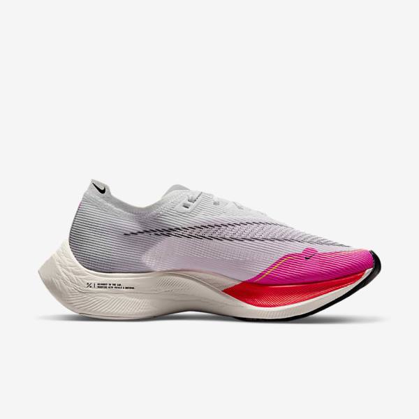 Buty do Biegania Damskie Nike ZoomX Vaporfly Next% 2 Szosowe Wyścigowe Białe Czarne Czarne | NK052AVD