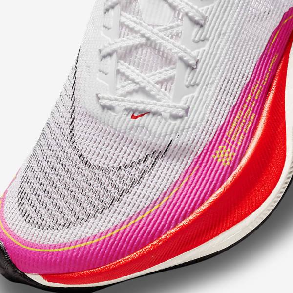 Buty do Biegania Damskie Nike ZoomX Vaporfly Next% 2 Szosowe Wyścigowe Białe Czarne Czarne | NK052AVD