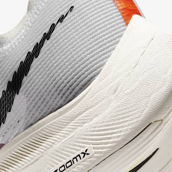 Buty do Biegania Damskie Nike ZoomX Vaporfly Next% 2 Szosowe Wyścigowe Białe Czarne Czarne | NK052AVD