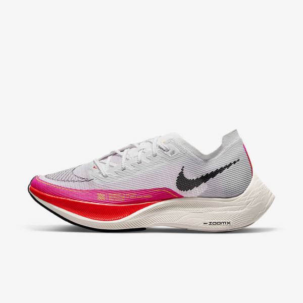 Buty do Biegania Damskie Nike ZoomX Vaporfly Next% 2 Szosowe Wyścigowe Białe Czarne Czarne | NK052AVD