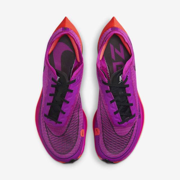 Buty do Biegania Damskie Nike ZoomX Vaporfly Next% 2 Szosowe Wyścigowe Zielone Niebieskie Białe Czarne | NK378YUA