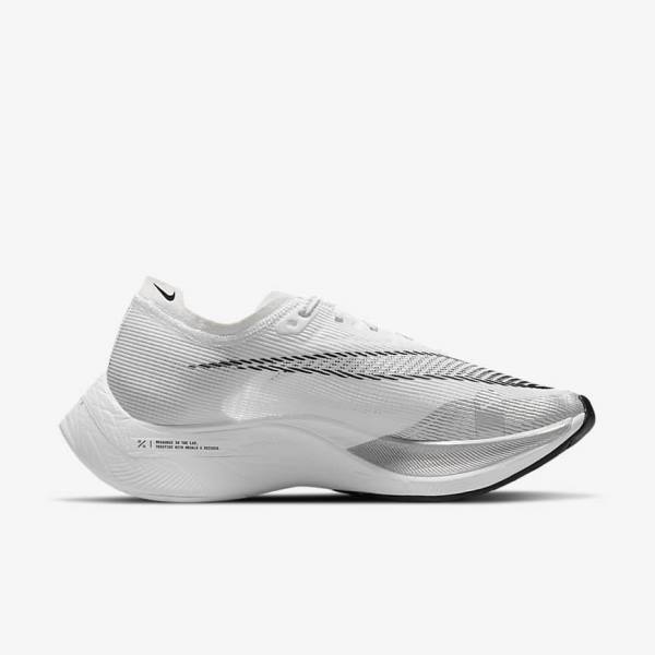 Buty do Biegania Damskie Nike ZoomX Vaporfly Next% 2 Szosowe Wyścigowe Białe Żółte Niebieskie | NK908ZJA