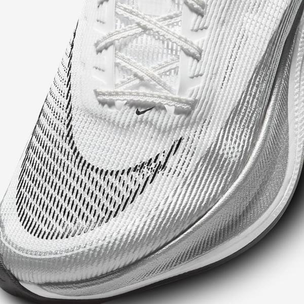 Buty do Biegania Damskie Nike ZoomX Vaporfly Next% 2 Szosowe Wyścigowe Białe Żółte Niebieskie | NK908ZJA