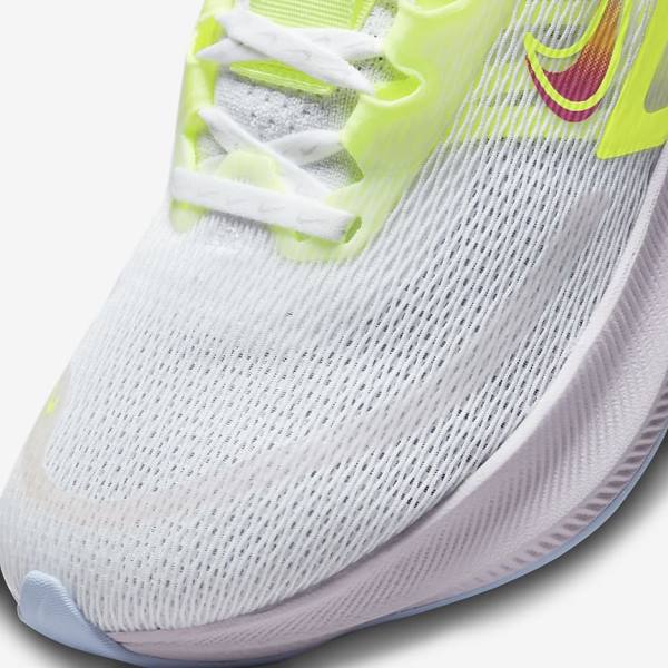 Buty do Biegania Damskie Nike Zoom Fly 4 Premium Szosowe Czarne Ciemny Szare Białe | NK429DMX