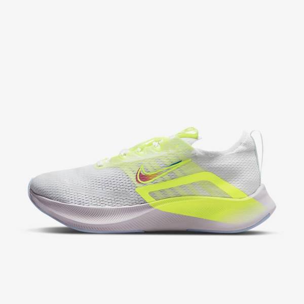 Buty do Biegania Damskie Nike Zoom Fly 4 Premium Szosowe Czarne Ciemny Szare Białe | NK429DMX