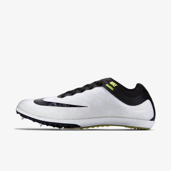 Buty do Biegania Damskie Nike Zoom Mamba 3 Unisex Distance Spike Białe Czarne | NK321ARV