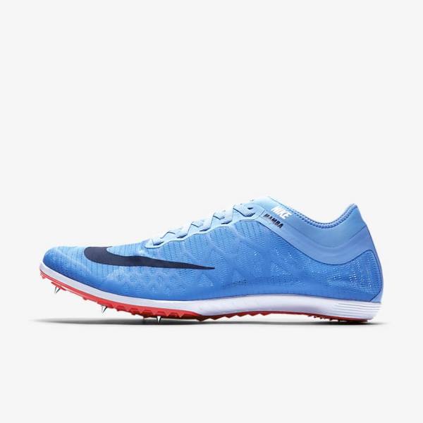 Buty do Biegania Damskie Nike Zoom Mamba 3 Unisex Distance Spike Niebieskie Głęboka Czerwone Niebieskie | NK398WKE