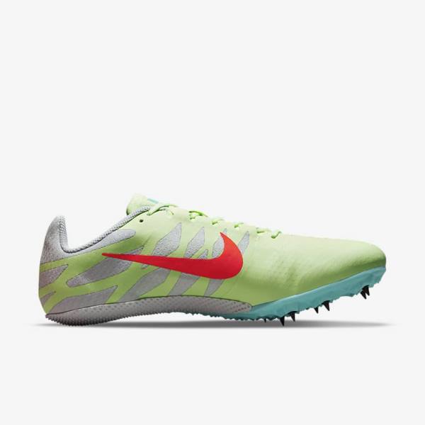 Buty do Biegania Damskie Nike Zoom Rival S 9 Athletics Sprinting Spikes Turkusowe Pomarańczowe | NK843NRA