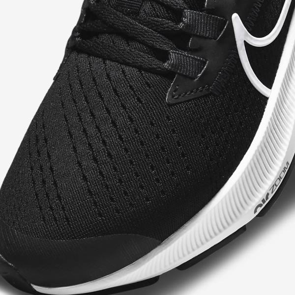 Buty do Biegania Dziecięce Nike Air Zoom Pegasus 38 Older Szosowe Czarne Ciemny Szare Białe | NK240XSI