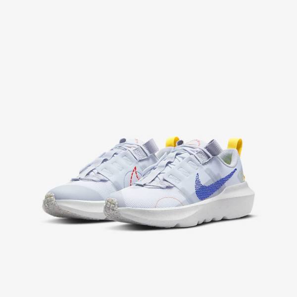 Buty do Biegania Dziecięce Nike Crater Impact Older Szare Pomarańczowe Królewski Niebieski | NK504ALG