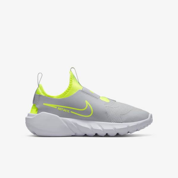 Buty do Biegania Dziecięce Nike Flex Runner 2 Older Szosowe Szare Niebieskie | NK362URZ