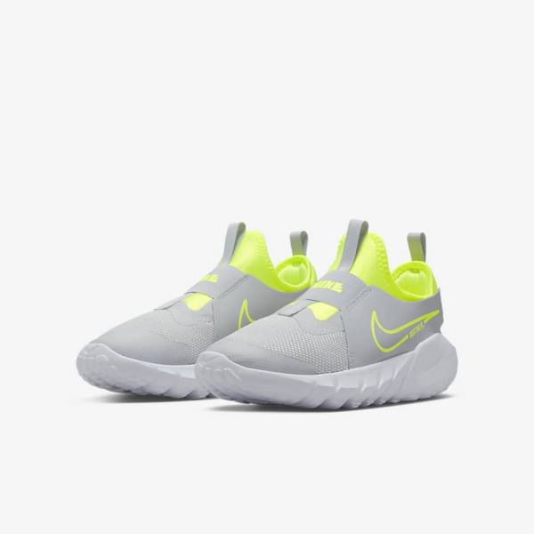 Buty do Biegania Dziecięce Nike Flex Runner 2 Older Szosowe Szare Niebieskie | NK362URZ