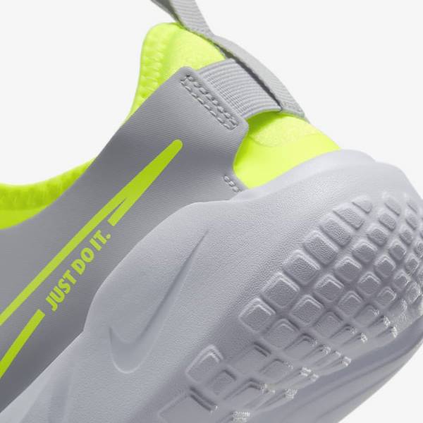 Buty do Biegania Dziecięce Nike Flex Runner 2 Older Szosowe Szare Niebieskie | NK362URZ