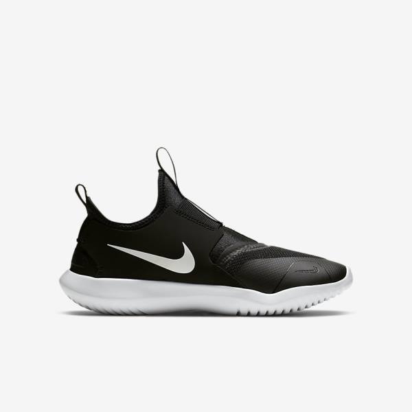 Buty do Biegania Dziecięce Nike Flex Runner Older Czarne Białe | NK861VGN