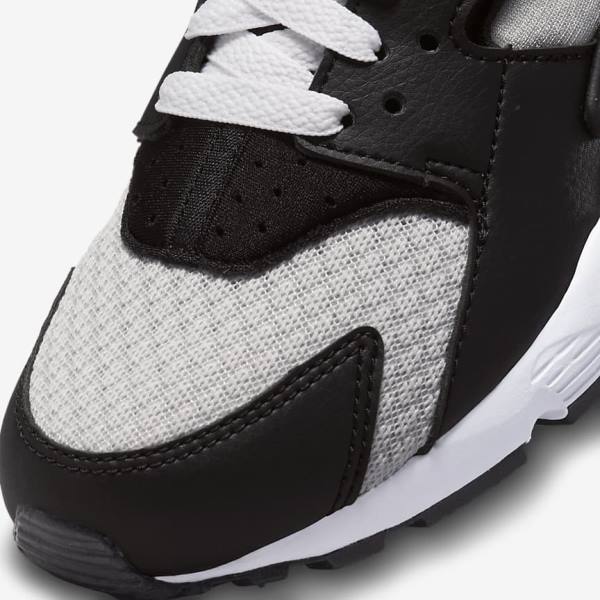 Buty do Biegania Dziecięce Nike Huarache Run Older Czarne Szare Białe Czerwone | NK980AFS