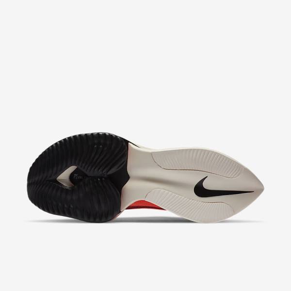 Buty do Biegania Męskie Nike Air Zoom Alphafly NEXT% Flyknit Szosowe Wyścigowe Fioletowe Czerwone Czarne Czarne | NK352HGC