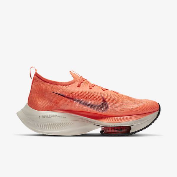 Buty do Biegania Męskie Nike Air Zoom Alphafly NEXT% Flyknit Szosowe Wyścigowe Fioletowe Czerwone Czarne Czarne | NK352HGC