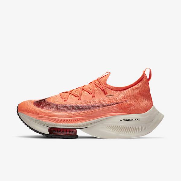 Buty do Biegania Męskie Nike Air Zoom Alphafly NEXT% Flyknit Szosowe Wyścigowe Fioletowe Czerwone Czarne Czarne | NK352HGC