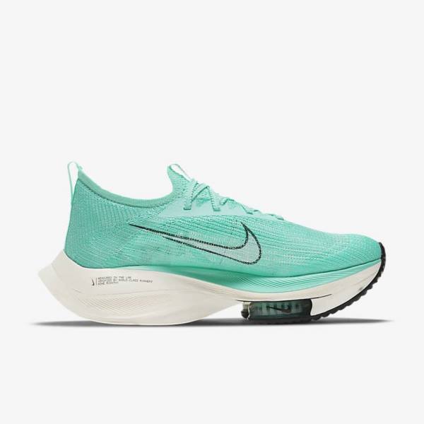 Buty do Biegania Męskie Nike Air Zoom Alphafly NEXT% Flyknit Szosowe Wyścigowe Pomarańczowe Czarne | NK467JRP