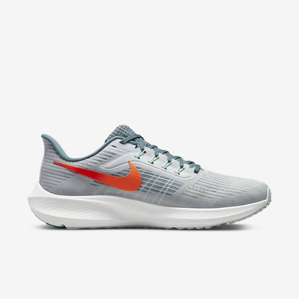 Buty do Biegania Męskie Nike Air Zoom Pegasus 39 Szosowe Platyna Pomarańczowe | NK928FYG