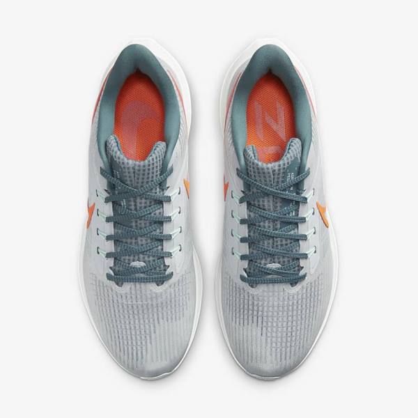 Buty do Biegania Męskie Nike Air Zoom Pegasus 39 Szosowe Platyna Pomarańczowe | NK928FYG