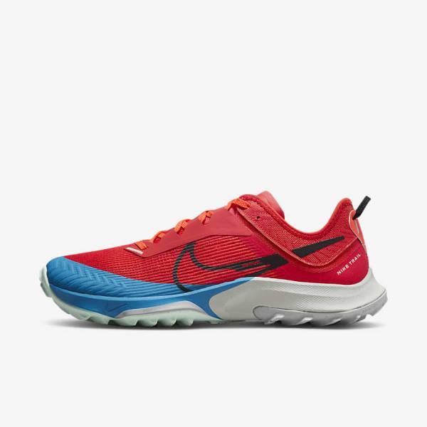 Buty do Biegania Męskie Nike Air Zoom Terra Kiger 8 Trailowe Czerwone Pomarańczowe Niebieskie Czarne | NK127FAN