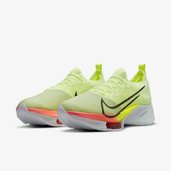 Buty do Biegania Męskie Nike Air Zoom Tempo NEXT% Szosowe Pomarańczowe Czarne | NK281UGA