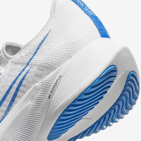 Buty do Biegania Męskie Nike Air Zoom Tempo NEXT% Szosowe Białe Platyna Czarne Niebieskie | NK526YCR