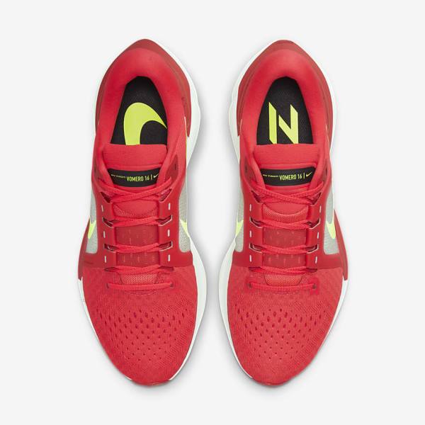 Buty do Biegania Męskie Nike Air Zoom Vomero 16 Szosowe Czerwone Białe | NK785CAM