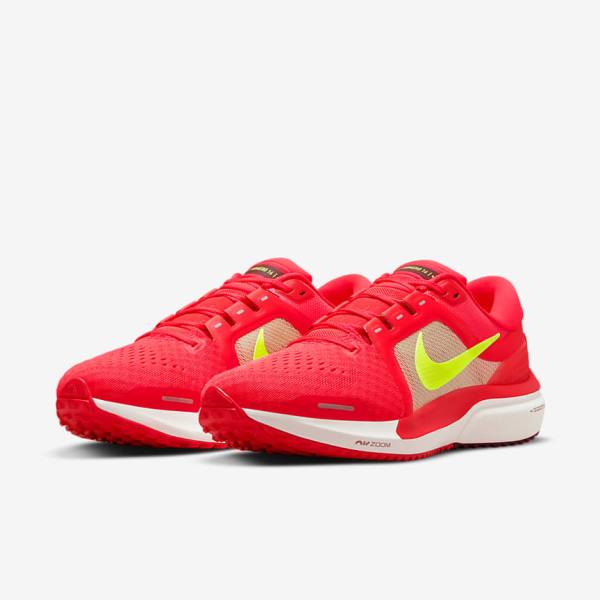 Buty do Biegania Męskie Nike Air Zoom Vomero 16 Szosowe Czerwone Białe | NK785CAM