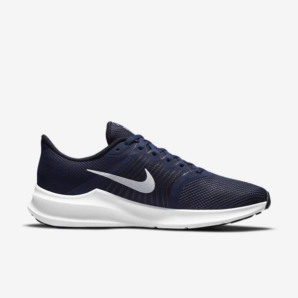 Buty do Biegania Męskie Nike Downshifter 11 Szosowe Granatowe Ciemny Obsidian Białe | NK024TYQ