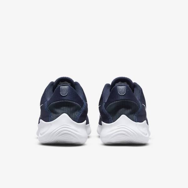 Buty do Biegania Męskie Nike Flex Experience Run 11 Next Nature Szosowe Granatowe Ciemny Obsidian Białe | NK903KSH