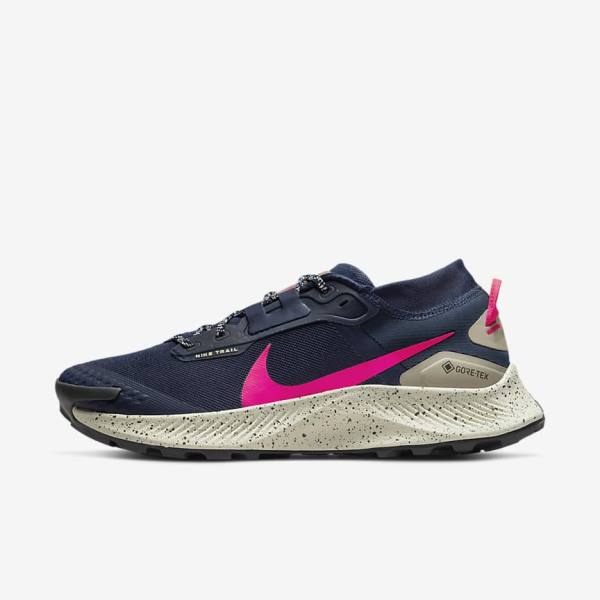 Buty do Biegania Męskie Nike Pegasus Trailowe 3 GORE-TEX Nieprzemakalne Trailowe Obsidian Oliwkowe Czerwone | NK208YAD